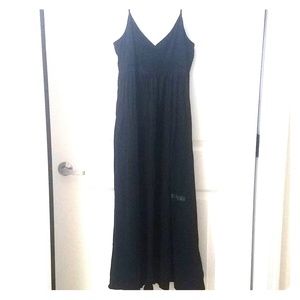Black maxi Gap dress